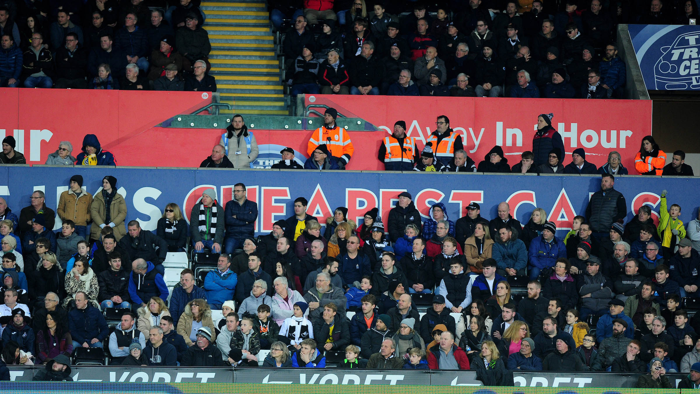 Fans Gallery Swansea City V Barnsley Swansea